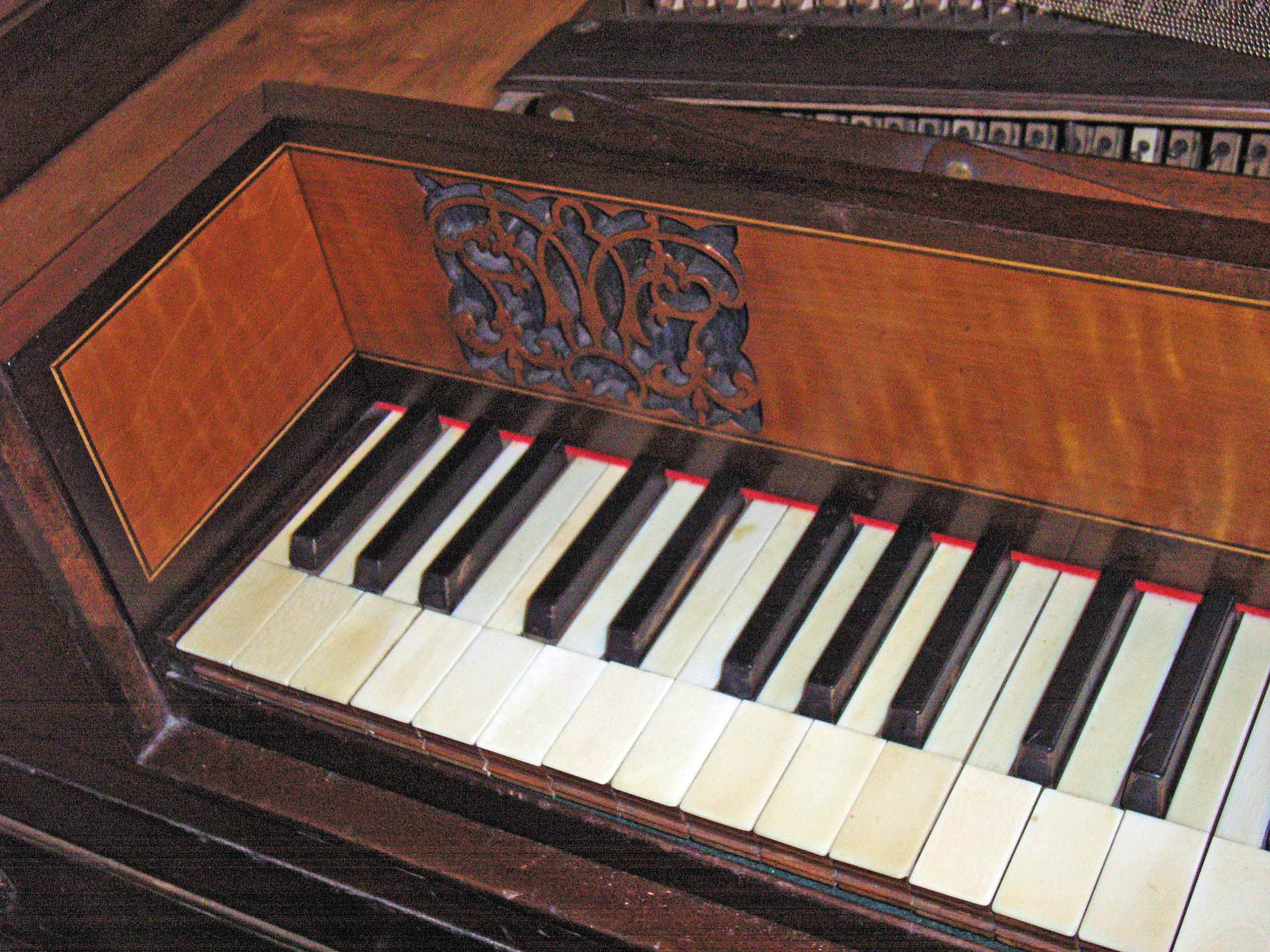 Clementi piano new keytops